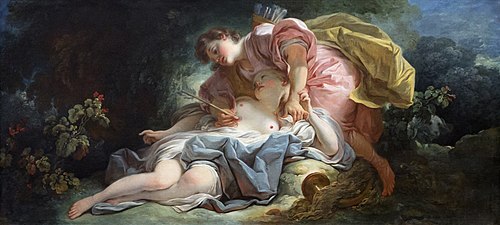 Céphale et Procris, 1755, Jean-Honoré Fragonard