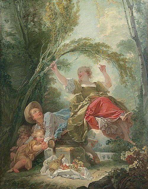 La Balançoire, 1750, Jean-Honoré Fragonard