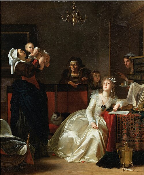 La Jeune mère érudite, 1780, Jean-Honoré Fragonard