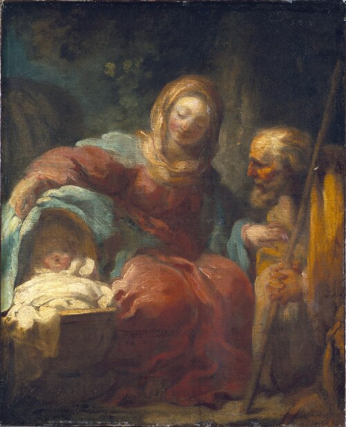 The Rest on the Flight into Egypt, , Jean-Honoré Fragonard