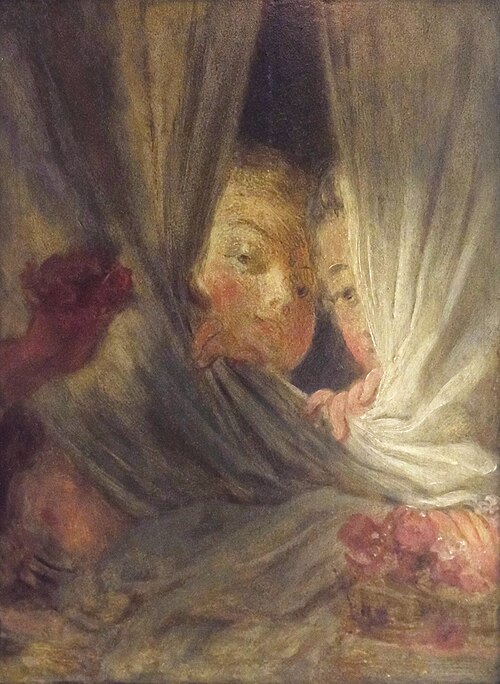 Les Curieuses, 1777, Jean-Honoré Fragonard