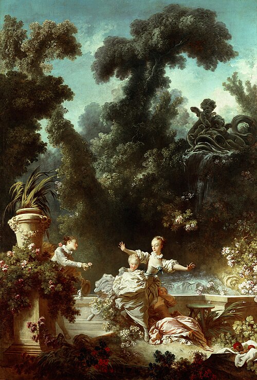 The Progress of Love: The Pursuit, 1773, Jean-Honoré Fragonard