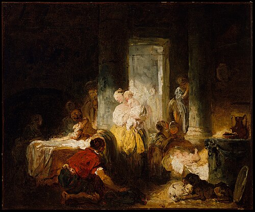 The Happy Mother, 1760, Jean-Honoré Fragonard