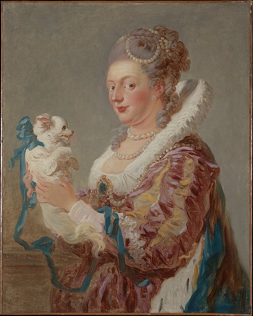 La Femme au chien, 1769, Jean-Honoré Fragonard