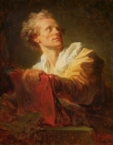 Portrait d'un jeune artiste, 1768, Jean-Honoré Fragonard