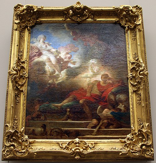 Le Songe d'amour du guerrier, 1762, Jean-Honoré Fragonard