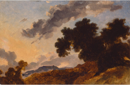 Paysage montagneux au coucher du soleil, 1765, Jean-Honoré Fragonard