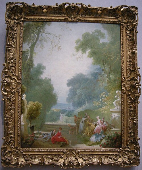 A Game of Hot Cockles, 1777, Jean-Honoré Fragonard