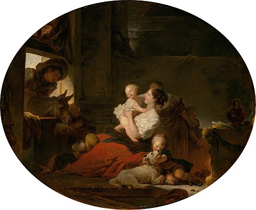 The Happy Family, 1775, Jean-Honoré Fragonard