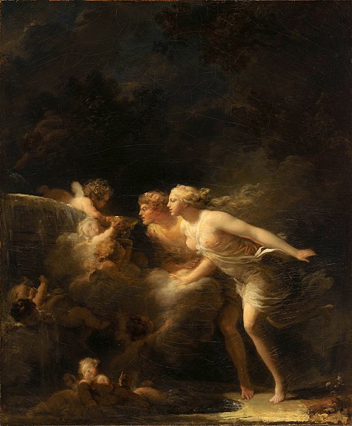 La Fontaine d'amour, 1785, Jean-Honoré Fragonard