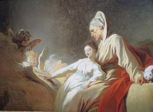 L'Éducation de la Vierge, 1773, Jean-Honoré Fragonard