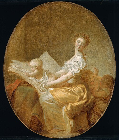Mother and Child, , Jean-Honoré Fragonard