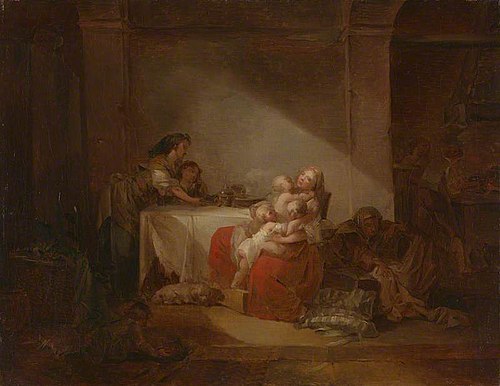 Interior Scene, 1787, Jean-Honoré Fragonard