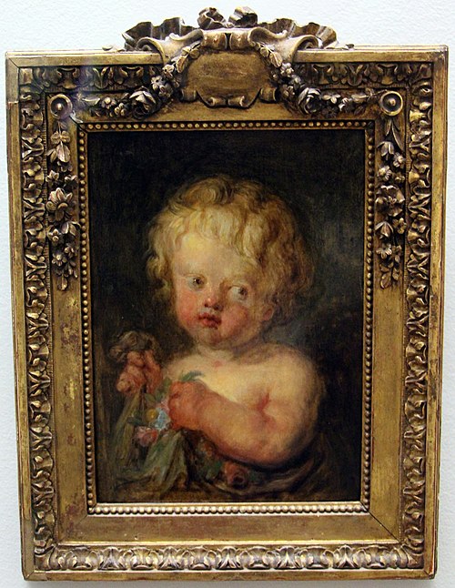 L'Enfant aux fleurs, 1762, Jean-Honoré Fragonard