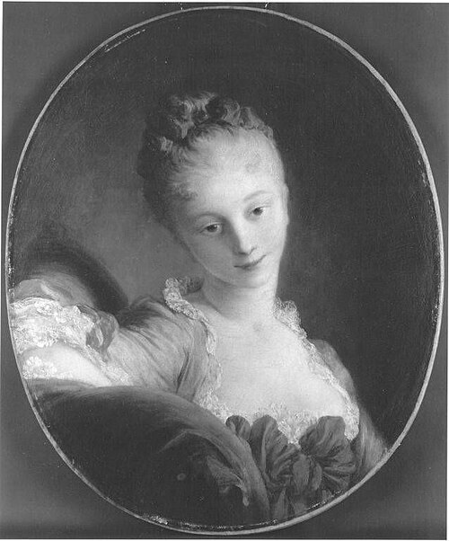 Bildnis einer jungen Dame (Marie-Madeleine Guimard ?), 1772, Jean-Honoré Fragonard