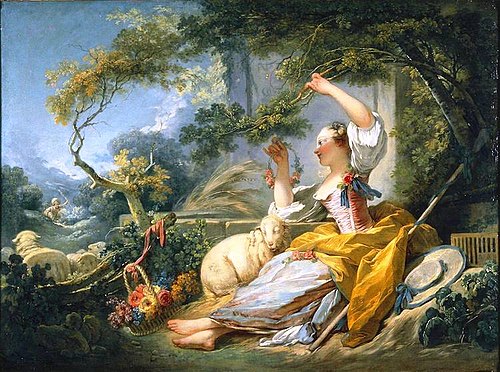 La Bergère, 1750, Jean-Honoré Fragonard