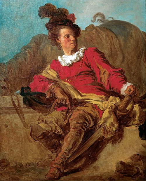 Jean-Claude Richard, abbé of Saint-Non, 1769, Jean-Honoré Fragonard