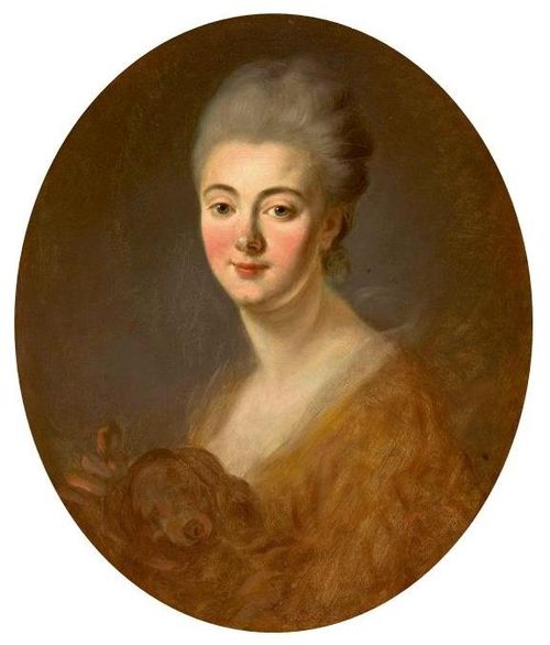 Portrait d'Constance de Lowendal, comtesse Turpin de Crissé, 1780, Jean-Honoré Fragonard
