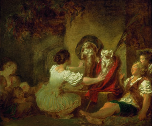 L'éducation fait tout, 1750, Jean-Honoré Fragonard