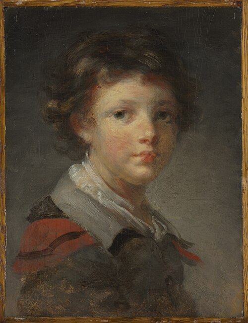 A Boy in a Red-lined Cloak, 1780, Jean-Honoré Fragonard