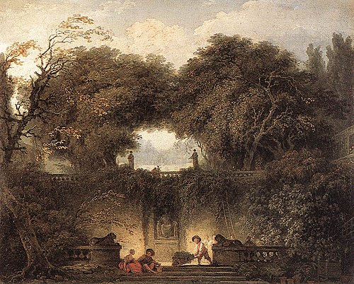 Le Petit Parc, 1763, Jean-Honoré Fragonard