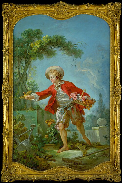 The Gardener, 1754, Jean-Honoré Fragonard