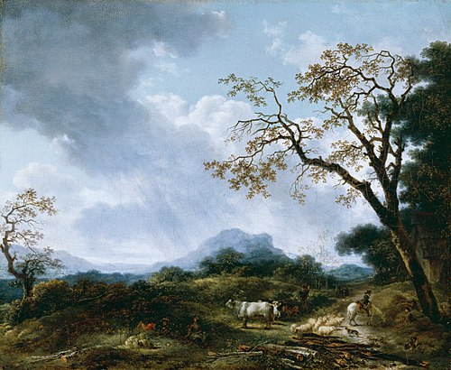 Landscape with Passing Shower, 1765, Jean-Honoré Fragonard