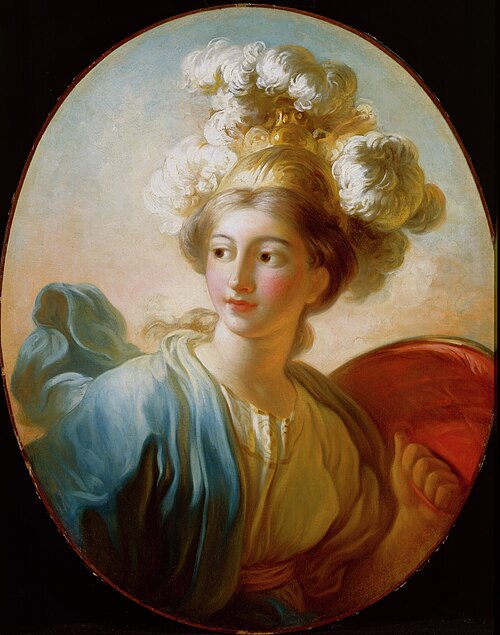 The Goddess Minerva, 1772, Jean-Honoré Fragonard