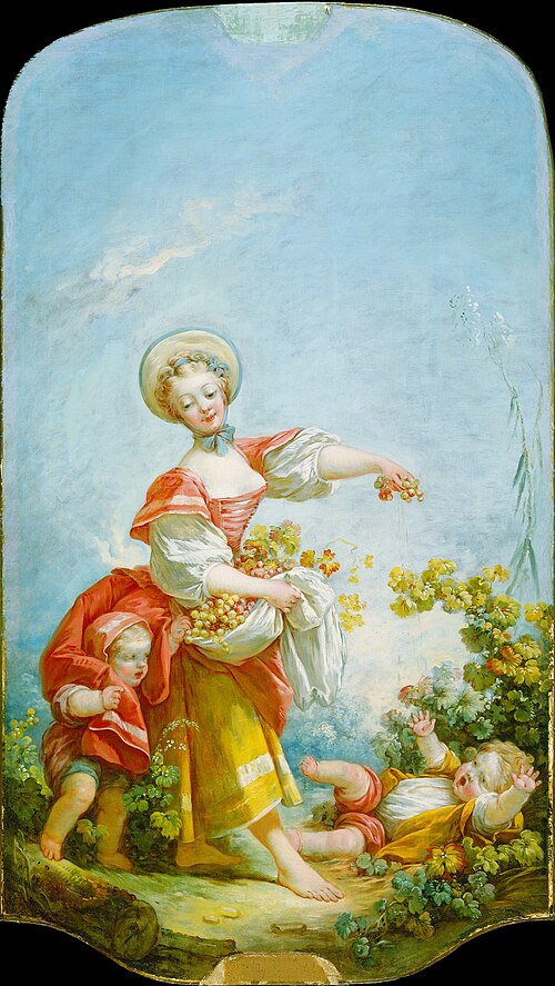 The Grape Gatherer, 1754, Jean-Honoré Fragonard