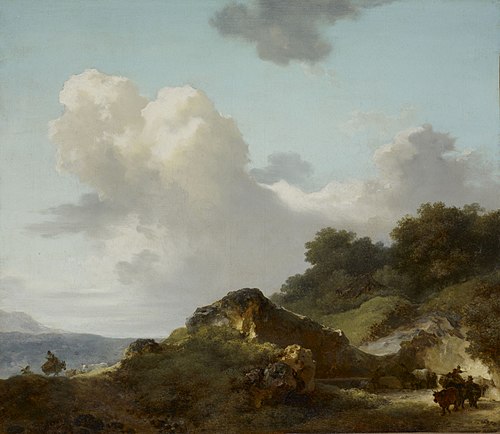 Le rocher, 1765, Jean-Honoré Fragonard