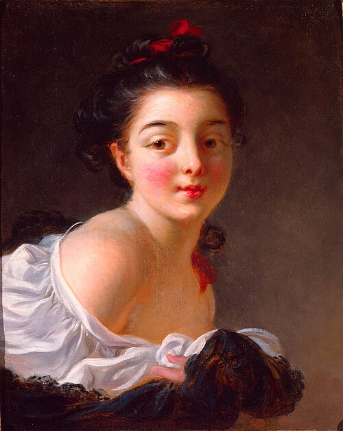 Jeune fille brune, 1769, Jean-Honoré Fragonard