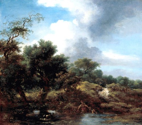 The Pond, 1763, Jean-Honoré Fragonard