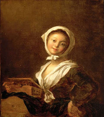 Jeune Fille à la marmotte, 1780, Jean-Honoré Fragonard