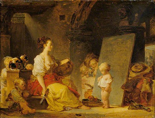 Dites donc s'il vous plaît, 1780, Jean-Honoré Fragonard