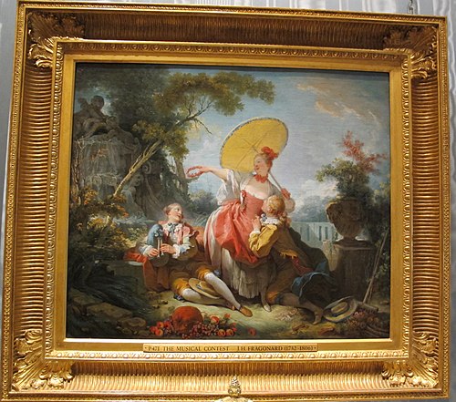 The Musical Contest, 1754, Jean-Honoré Fragonard