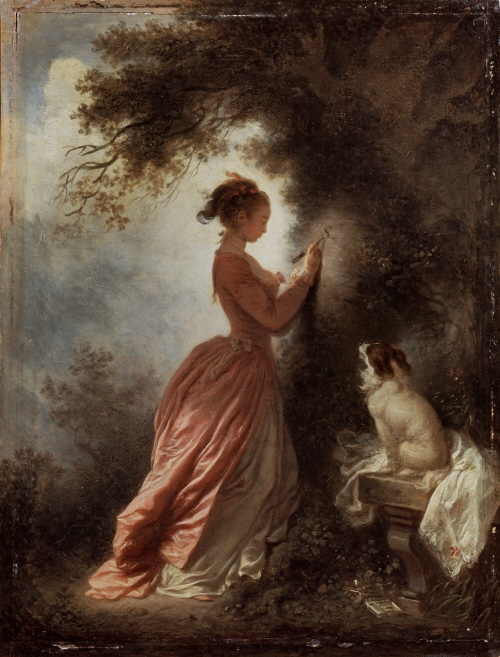 The Souvenir, 1777, Jean-Honoré Fragonard