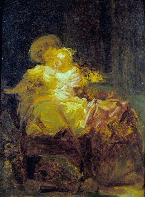 Two Sisters, 1760, Jean-Honoré Fragonard