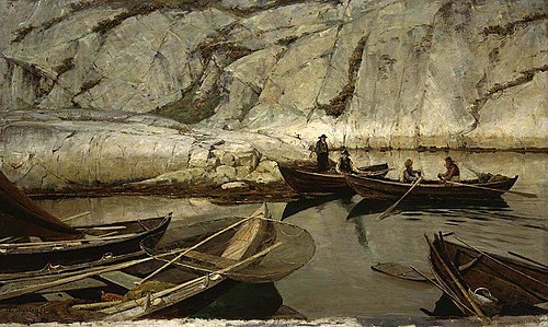A Harbour of Refuge, 1884, Nicolai Martin Ulfsten