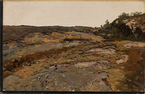 Landscape from the Inland of Jæren, 1869, Nicolai Martin Ulfsten