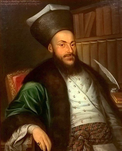 Portrait of Romanian poet Alecu Văcărescu, 1850, Anton Chladek