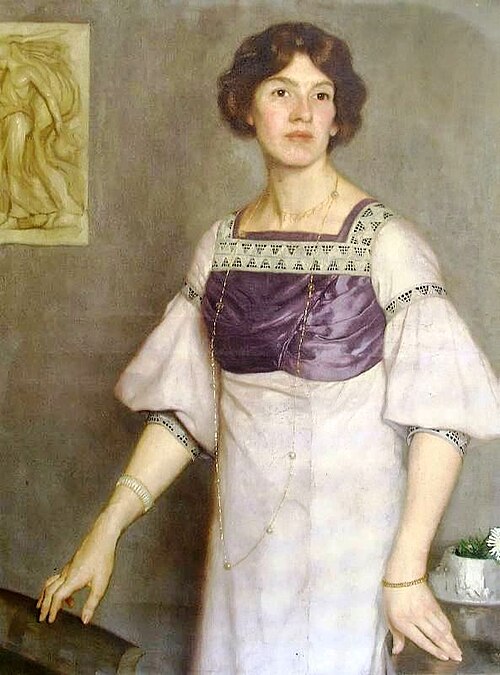 Portret Margarete Depner, 1950, Arthur Coulin
