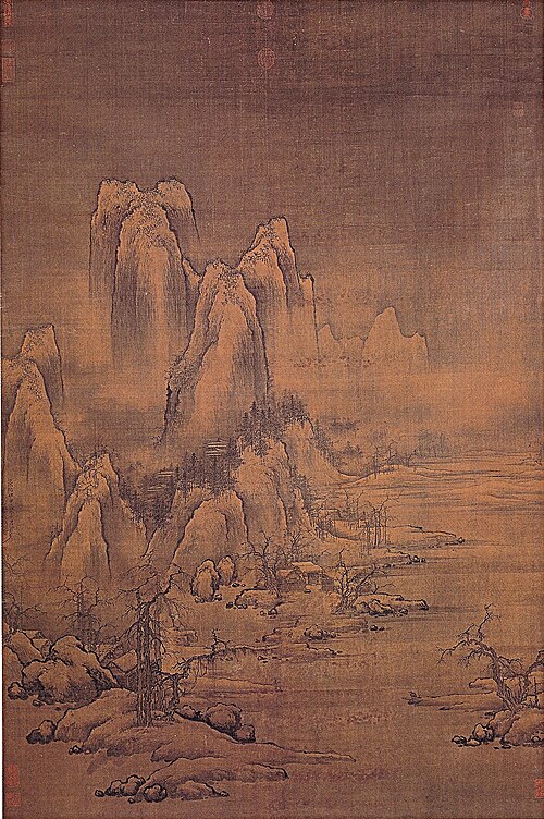 Fisherman on a Snowy River, 1050, Xu Daoning