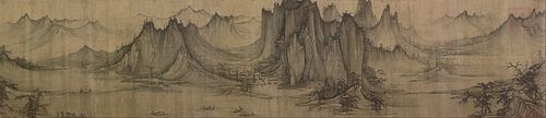 Fishermen on a Mountain Stream, 1049, Xu Daoning
