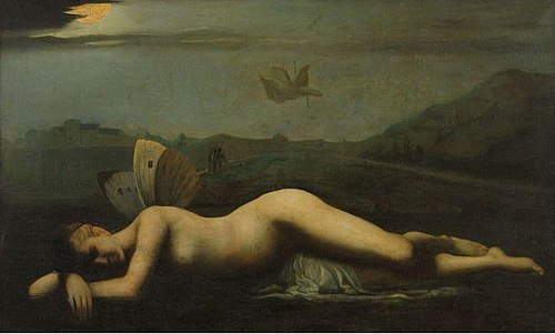 Psyche and Amor, 1873, Sava Henția