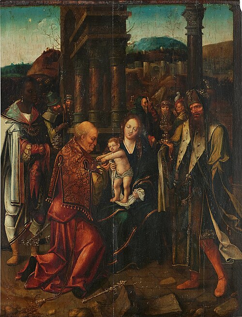 Anbetung der Könige, 1515, Master of the Antwerp Adoration