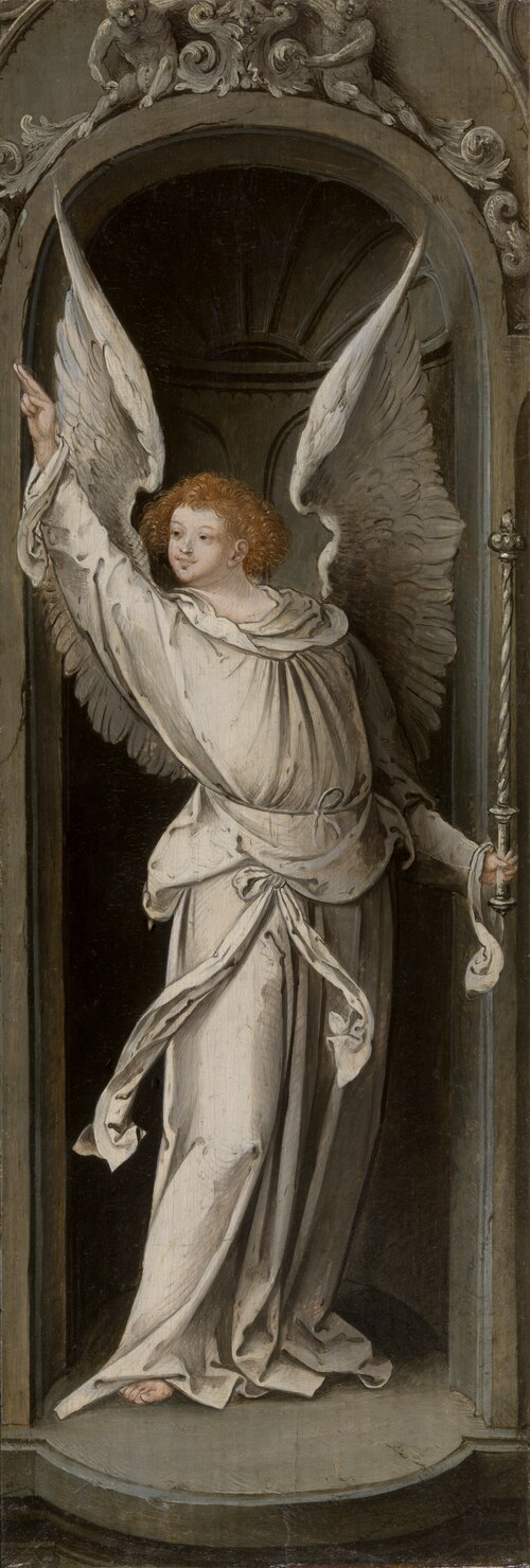 Annunciation (Angel), 1519, Master of the Antwerp Adoration