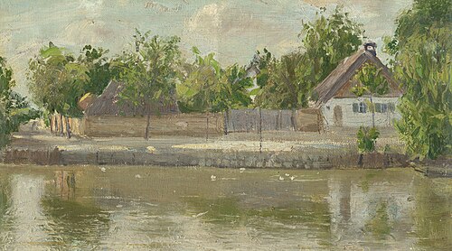 A Village Brook, 1890, Karol Miloslav Lehotský