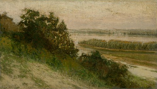 Nightingale Isle by Ilok, 1905, Karol Miloslav Lehotský
