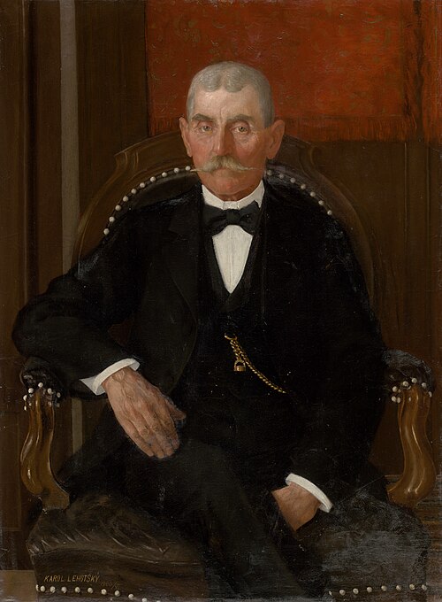 Portrait of Ján Danko, 1900, Karol Miloslav Lehotský
