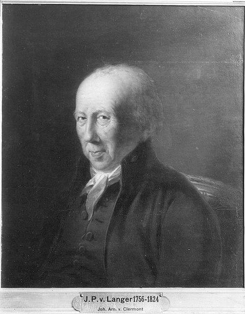 Johann Arnold von Clermont, 1790, Johann Peter von Langer